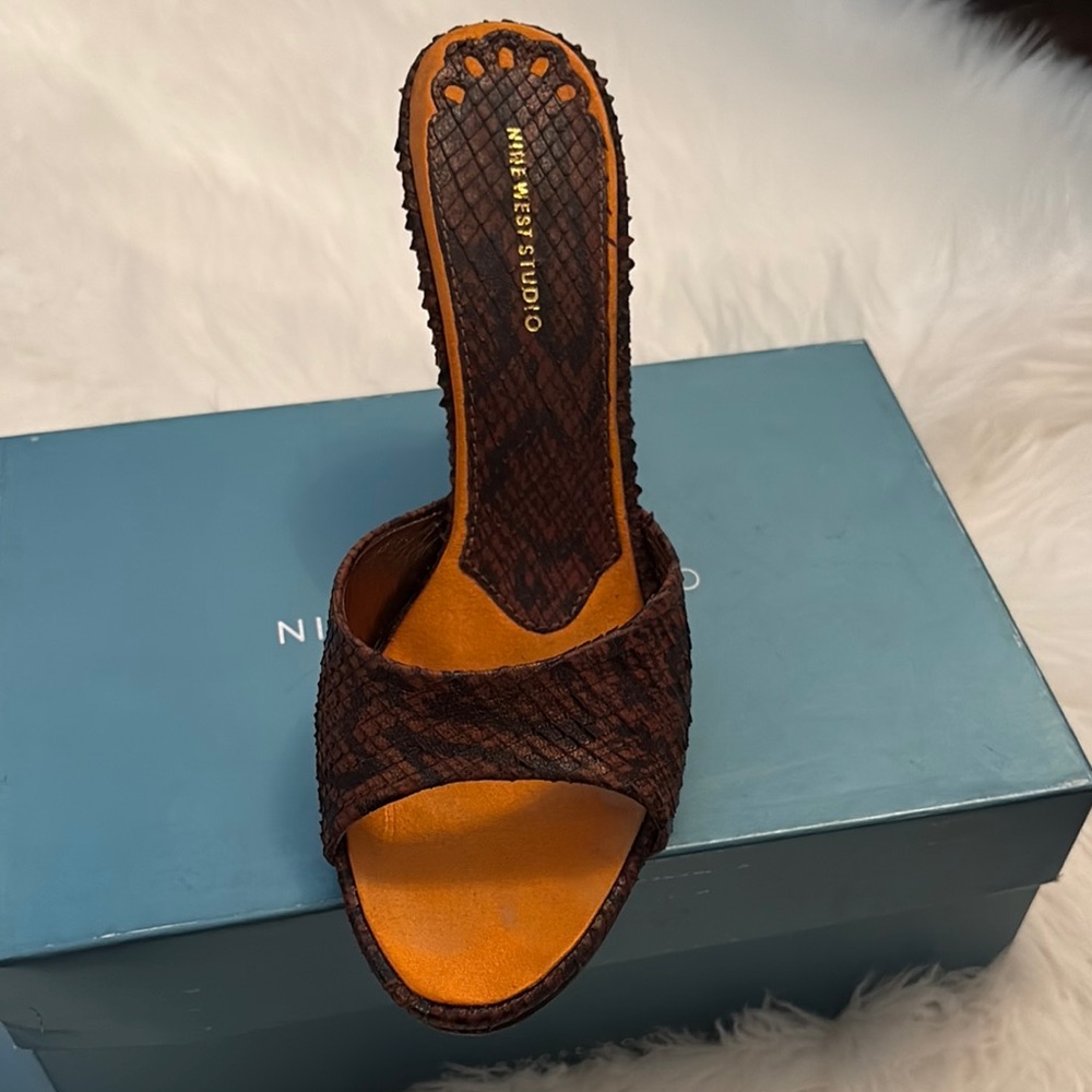 Nine West Brown Heels